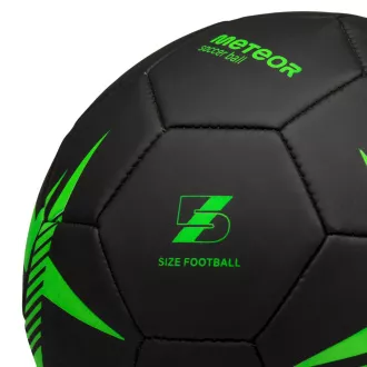 Fotbalový míč MTR SPIN, vel. 5, černo-zelený