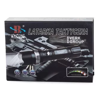 Svítilna Bailong BL-8626, LED typu CREE XPE + výstražná násada