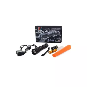 AKU svítilna Bailong BL-1898B, led typu CREE XPE + výstražná násada