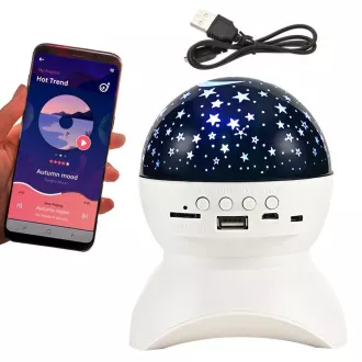 Noční LED projektor hvězd s USB, Růžová Noční LED projektor hvězd s USB, Růžová