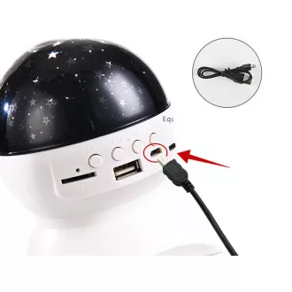 Noční LED projektor hvězd s USB, Růžová Noční LED projektor hvězd s USB, Růžová