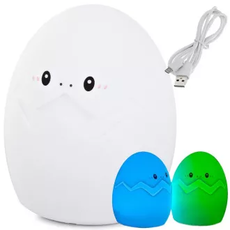 Dětská noční LED lampička EGGi RGB + USB kabel Dětská noční LED lampička EGGi RGB + USB kabel
