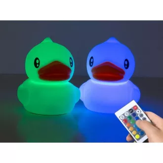 Dětská noční LED lampička KAČENKA + RGB ovládání Dětská noční LED lampička KAČENKA + RGB ovládání