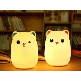 Dětská noční LED lampička KOČKA RGB + USB kabel Dětská noční LED lampička KOČKA RGB + USB kabel