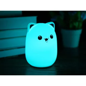 Dětská noční LED lampička KOČKA RGB + USB kabel Dětská noční LED lampička KOČKA RGB + USB kabel