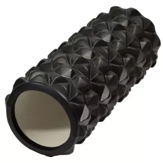 Fitness masážní válec ENERO FIT 33x14cm, Černá