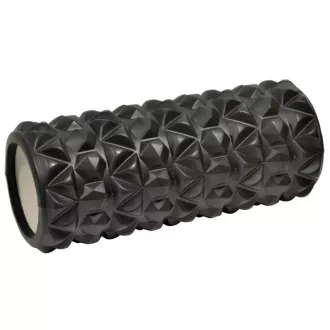 Fitness masážní válec ENERO FIT 33x14cm, Černá