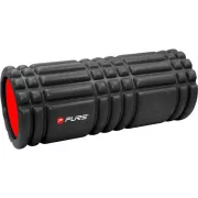 Fitness masážní válec PURE 2 IMPROVE 33x15 cm, Černá
