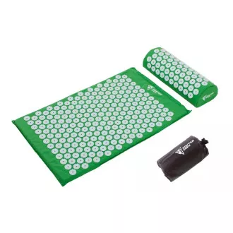Akupresurní PREMIUM podložka na cvičení s polštářkem 67x42x2 cm, Černá Akupresurní PREMIUM podložka na cvičení s polštářkem 67x42x2 cm, Černá