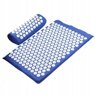 Akupresurní PREMIUM podložka na cvičení s polštářkem 67x42x2 cm, Černá Akupresurní PREMIUM podložka na cvičení s polštářkem 67x42x2 cm, Černá