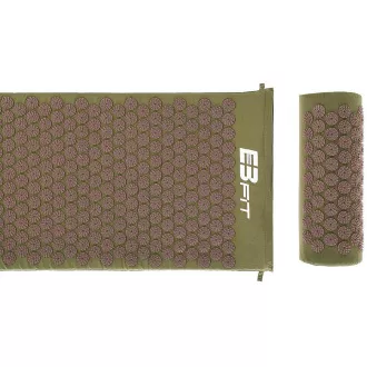 Akupresurní PREMIUM podložka na cvičení s polštářkem 67x42x2 cm, Maskáč khaki Akupresurní PREMIUM podložka na cvičení s polštářkem 67x42x2 cm, Maskáč khaki
