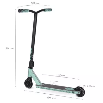 Freestyle koloběžka MOVINO Stunt GLIDE, Teal Freestyle koloběžka MOVINO Stunt GLIDE, Teal