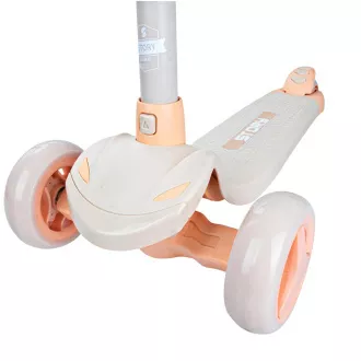 Dětská tříkolová koloběžka Story Mini Friends s LED kolečky scooter , bílá Dětská tříkolová koloběžka Story Mini Friends s LED kolečky scooter , bílá