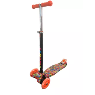 Koloběžka tříkolová MAXI SCOOTER se svítícími kolečky, BONBON or Koloběžka tříkolová MAXI SCOOTER se svítícími kolečky, BONBON or