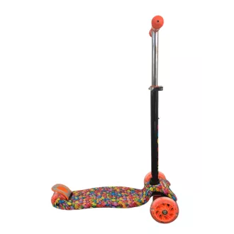 Koloběžka tříkolová MAXI SCOOTER se svítícími kolečky, BONBON or Koloběžka tříkolová MAXI SCOOTER se svítícími kolečky, BONBON or