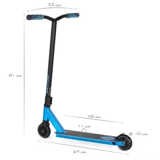 Freestyle koloběžka MOVINO Stunt GLIDE, Metalic Blue Freestyle koloběžka MOVINO Stunt GLIDE, Metalic Blue
