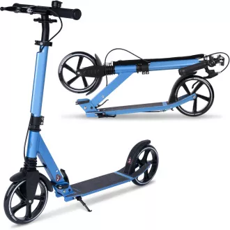 Skládací koloběžka MOVINO City Comfort+, černá - Blue Edition