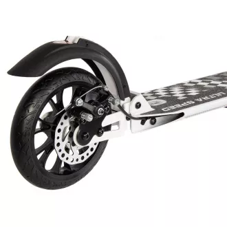 Skládací koloběžka ENERO ULTRA SPEED s kotoučovou brzdou, 200mm, bílá Skládací koloběžka ENERO ULTRA SPEED s kotoučovou brzdou, 200mm, bílá