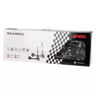 Skládací koloběžka ENERO ULTRA SPEED s kotoučovou brzdou, 200mm, bílá Skládací koloběžka ENERO ULTRA SPEED s kotoučovou brzdou, 200mm, bílá