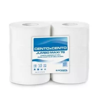 Toaletní papír Cento JUMBO 230 2-vrstvá celulóza, průměr 23 cm návin 190 m Toaletní papír Cento JUMBO 230 2-vrstvá celulóza, průměr 23 cm návin 190 m
