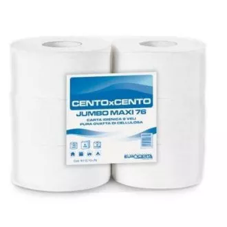 Toaletní papír Cento JUMBO 280 2-vrstvá celulóza, průměr 28 cm návin 260 m Toaletní papír Cento JUMBO 280 2-vrstvá celulóza, průměr 28 cm návin 260 m