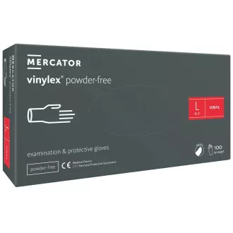 VINYLEX POWDER FREE - Vinylové rukavice (bez pudru) bílé, 100 ks, S