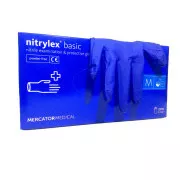 NITRYLEX BASIC - Nitrilové rukavice (bez pudru) tm. modré, 100 ks, XL