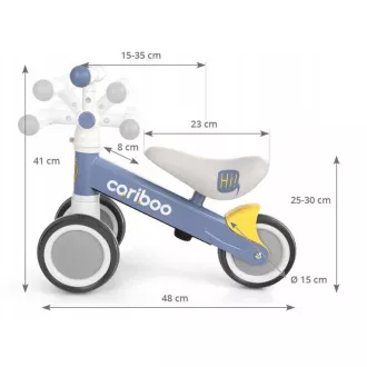 Odrážedlo MOVINO Cariboo® FRIENDS - již od 1 roku, růžovo-šedé Odrážedlo MOVINO Cariboo® FRIENDS - již od 1 roku, růžovo-šedé