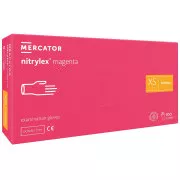 NITRYLEX MAGENTA - Nitrilové rukavice (bez pudru), 100 ks, M
