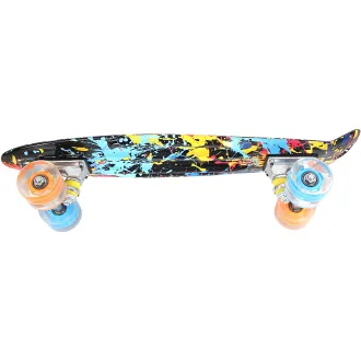 Pennyboard ENERO SPLASH, 56 cm s LED kolečky