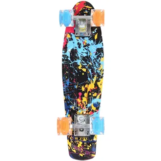 Pennyboard ENERO SPLASH, 56 cm s LED kolečky