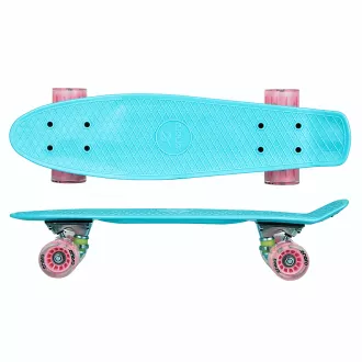 Pennyboard ENERO AZURE, 56 cm s LED kolečky Pennyboard ENERO AZURE, 56 cm s LED kolečky