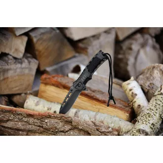Pružinový nůž s křesadlem 21cm Pružinový nůž s křesadlem 21cm