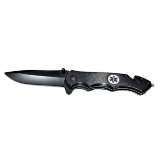 Skládací záchranný kapesní nůž - Kandar Black 21,5 cm