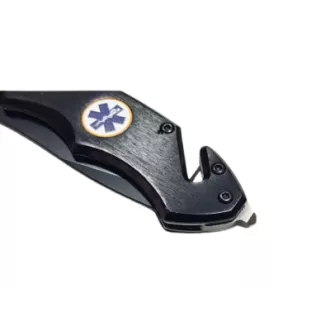 Skládací záchranný kapesní nůž - Kandar Black 21,5 cm