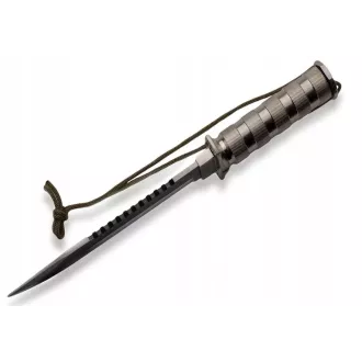 Taktický nůž MILITARY FINKA SURVIVAL 35 cm černý/stříbrný, Černá Taktický nůž MILITARY FINKA SURVIVAL 35 cm černý/stříbrný, Černá