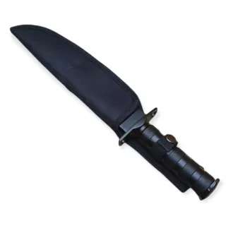 Taktický nůž MILITARY FINKA SURVIVAL 35 cm černý/stříbrný, Stříbrná Taktický nůž MILITARY FINKA SURVIVAL 35 cm černý/stříbrný, Stříbrná