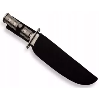 Taktický nůž MILITARY FINKA SURVIVAL 35 cm černý/stříbrný, Stříbrná Taktický nůž MILITARY FINKA SURVIVAL 35 cm černý/stříbrný, Stříbrná