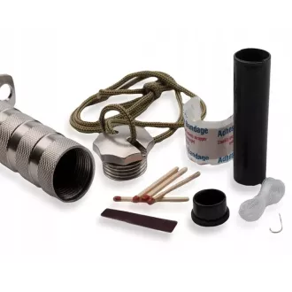 Taktický nůž MILITARY FINKA SURVIVAL 35 cm černý/stříbrný, Stříbrná Taktický nůž MILITARY FINKA SURVIVAL 35 cm černý/stříbrný, Stříbrná