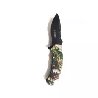 Skládací turistický nůž Kandar, vícebarevný, 23 cm