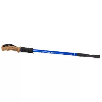 Trekingové hole Nordic Walking s ergonomickou, korkovou rukojetí, 135 cm, 2 ks, Černá