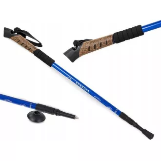 Trekingové hole Nordic Walking s korkovou rukojetí, 135 cm, 2 ks, Modrá Trekingové hole Nordic Walking s korkovou rukojetí, 135 cm, 2 ks, Modrá