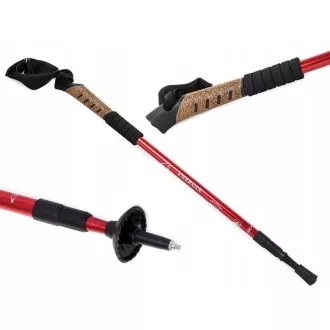 Trekingové hole Nordic Walking s korkovou rukojetí, 135 cm, 2 ks, Modrá Trekingové hole Nordic Walking s korkovou rukojetí, 135 cm, 2 ks, Modrá