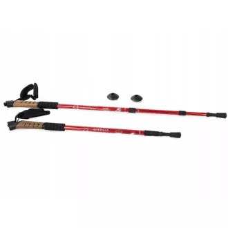 Trekingové hole Nordic Walking s korkovou rukojetí, 135 cm, 2 ks, Modrá Trekingové hole Nordic Walking s korkovou rukojetí, 135 cm, 2 ks, Modrá