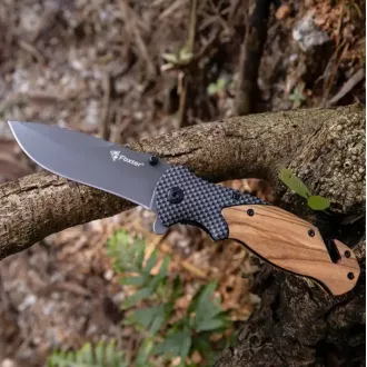 FOXTER Skládací záchranářský lovecký nůž, 21 cm FOXTER Skládací záchranářský lovecký nůž, 21 cm