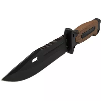HASTAA Taktický nůž + podpalovač a brousek, 28 cm