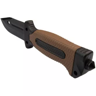 HASTAA Taktický nůž + podpalovač a brousek, 28 cm