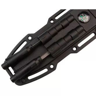 HASTAA Taktický nůž + podpalovač a brousek, 28 cm