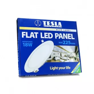 TESLA - LED DL201840-3RW, podhledové svítidlo 18W, 230V, 1200lm, 35 000h, 4000K, Ra?80, 120° TESLA - LED DL201840-3RW, podhledové svítidlo 18W, 230V, 1200lm, 35 000h, 4000K, Ra?80, 120°