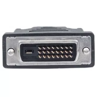 MANHATTAN kabel HDMI Male to DVI-D 24+1 Male, Dual Link, Black, 1, 8m MANHATTAN kabel HDMI Male to DVI-D 24+1 Male, Dual Link, Black, 1, 8m